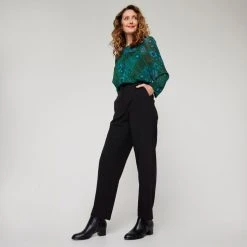 JB Jayson Brunsdon Jayson Brunsdon Tailored Straight Cutpant Black -Savannah Shop BP646831001 black 10