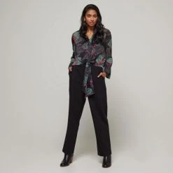 JB Jayson Brunsdon Jayson Brunsdon Tailored Straight Cutpant Black -Savannah Shop BP646831001 black