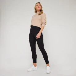 JB Jayson Brunsdon Jayson Brunsdon Waist Detail Ponti Pant Black -Savannah Shop BP646832004 black 10