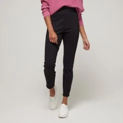 JB Jayson Brunsdon Jayson Brunsdon Waist Detail Ponti Pant Black -Savannah Shop BP646832004 black