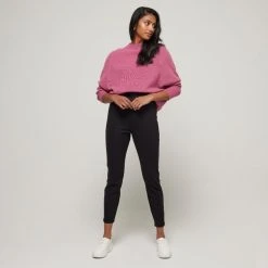 JB Jayson Brunsdon Jayson Brunsdon Waist Detail Ponti Pant Black -Savannah Shop BP646832004 black 5