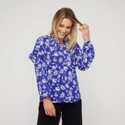 Stella Snowflower Top Violet -Savannah Shop BP647077001 violet