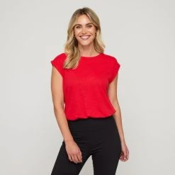 JB Jayson Brunsdon Jayson Brunsdon Extended Sleeve Tee Coral