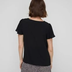 Khoko Smart Sweetheart Flutter Top Black Black -Savannah Shop BP647581002 black 2